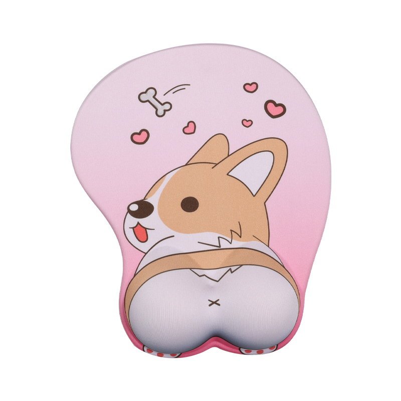 Ergonomic 3D Gel Mouse Pad Wrist Support Funny Anime Wrist Rest