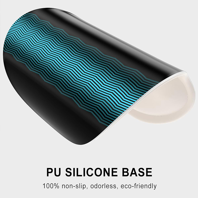 Ergonomic Memory Foam Mouse Pad with Wrist Support for Computer Gaming Desktop Non-Slip Base for Laptop