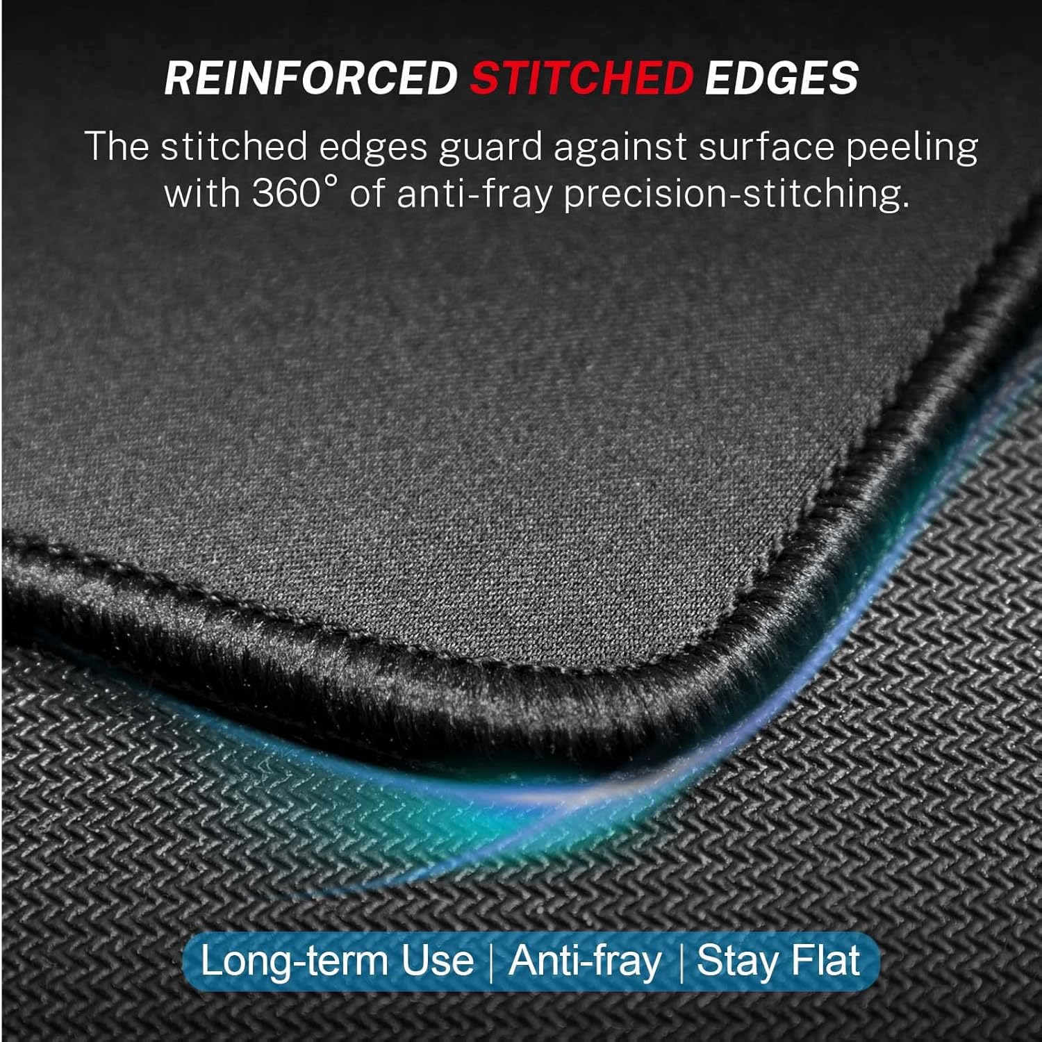 Custom Compact Waterproof fabric Mouse Pad for Laptop & Desk