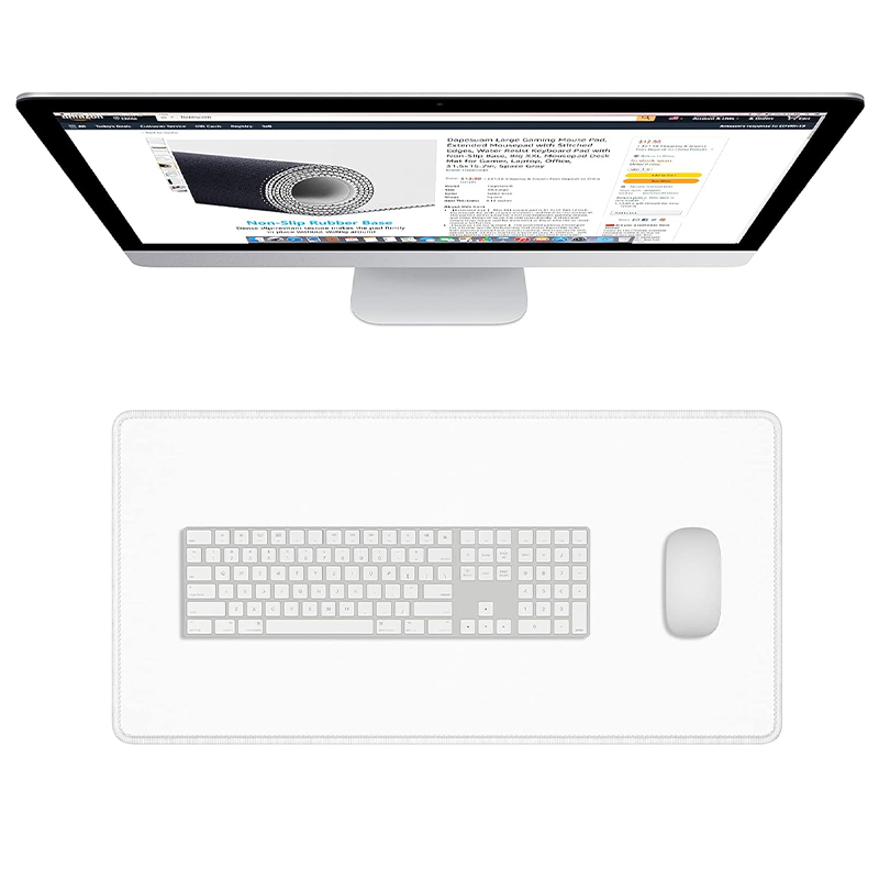 Custom Size Eco-Friendly Mouse Pad – Waterproof, Scratch-Proof & Machine Washable, Natural Rubber Base