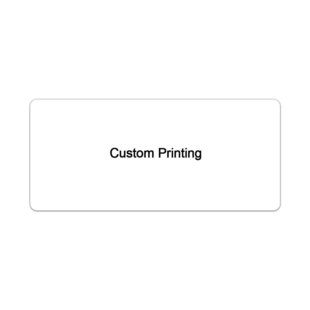 Custom Anime Water Resistant Gaming Mouse Pad – Large Extended Size, White Sublimation Blank, Natural Rubber Base