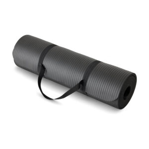 Custom NBR Yoga Mat – Extra Thick 1/2" Non-Slip Foam with Carrying Strap