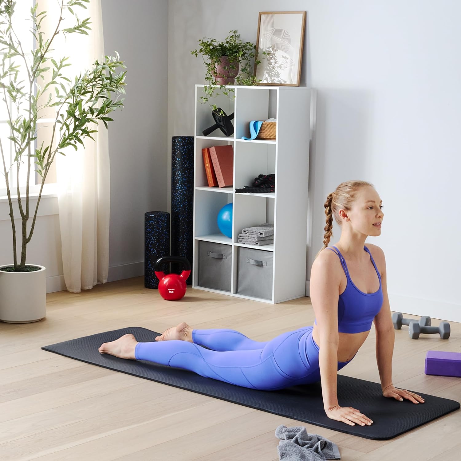 Custom NBR Yoga Mat – Extra Thick 1/2″ Non-Slip Foam with Carrying Strap