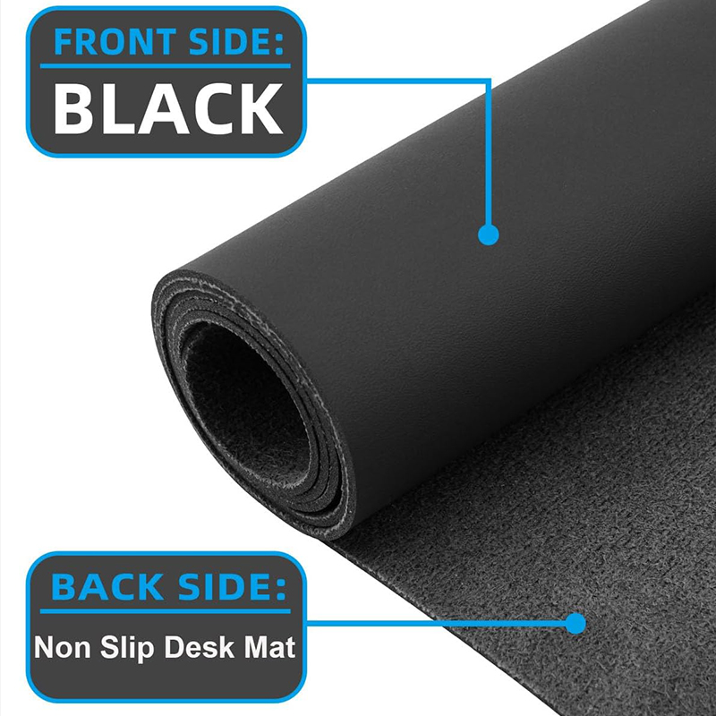 Custom large Desk Pad Protector Non-Slip PU leather Mouse Pad for office and Home