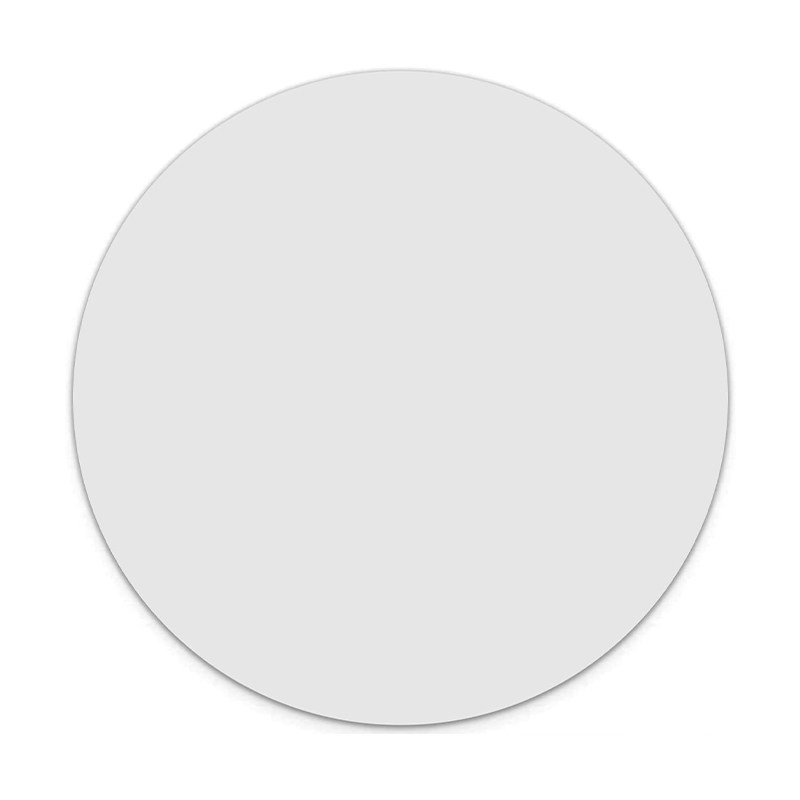High Quality Transfer Printing Round Shape Gaming Mouse Pad for Sublimation White Blank Custom
