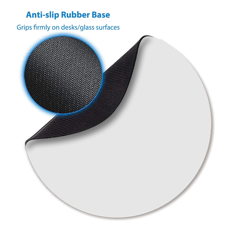 High Quality Transfer Printing Round Shape Gaming Mouse Pad for Sublimation White Blank Custom