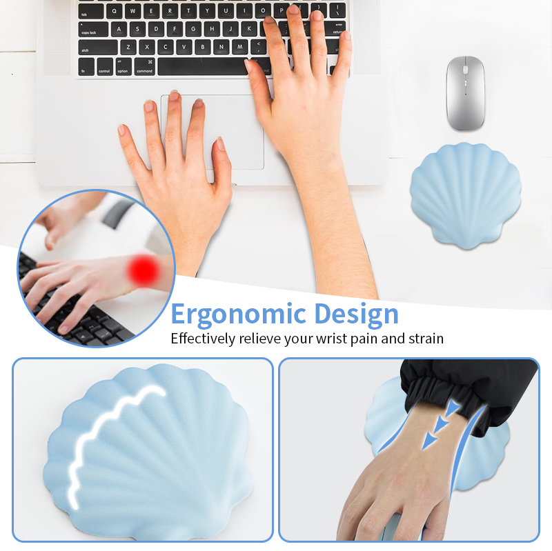Ergonomic Memory Foam Mouse Wrist Rest Support Pad Cushion for Computer