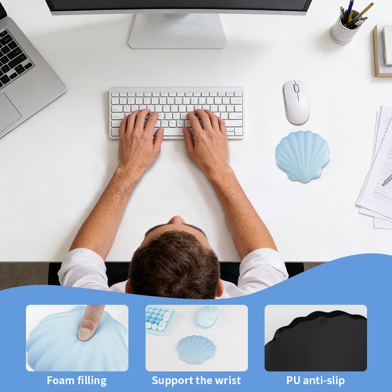 Ergonomic Memory Foam Mouse Wrist Rest Support Pad Cushion for Computer