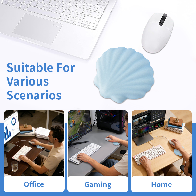 Ergonomic Memory Foam Mouse Wrist Rest Support Pad Cushion for Computer