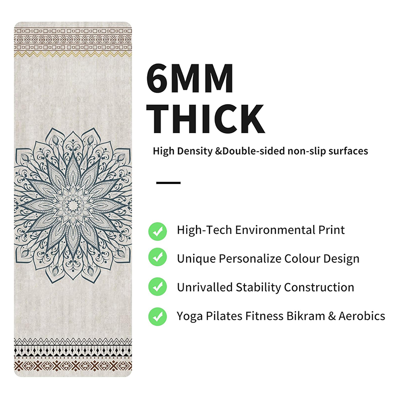 Luxury Custom Yoga Mat – Suede Surface, Natural Rubber Grip, Any Size