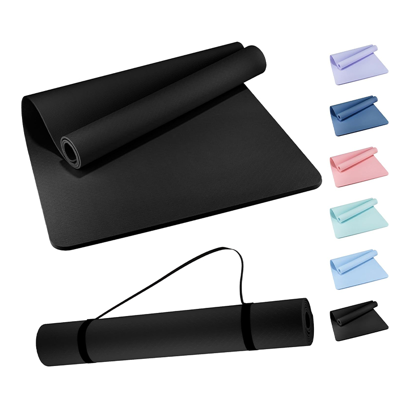 Custom TPE Yoga Mat – Extra Wide Available, Non-Slip, Lightweigh