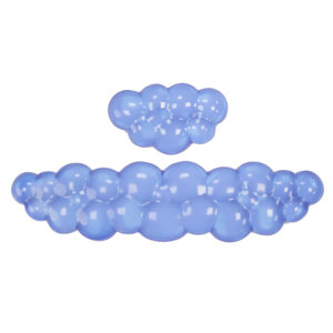 Ergonomic Cloud Transparent Gel Keyboard Pad and Mouse Wrist Rest Set for Keyboard and Mouse