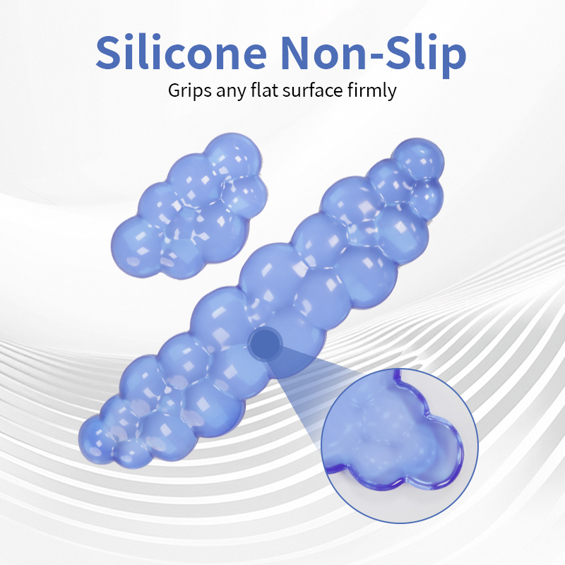 Ergonomic Cloud Transparent Gel Keyboard Pad and Mouse Wrist Rest Set for Keyboard and Mouse