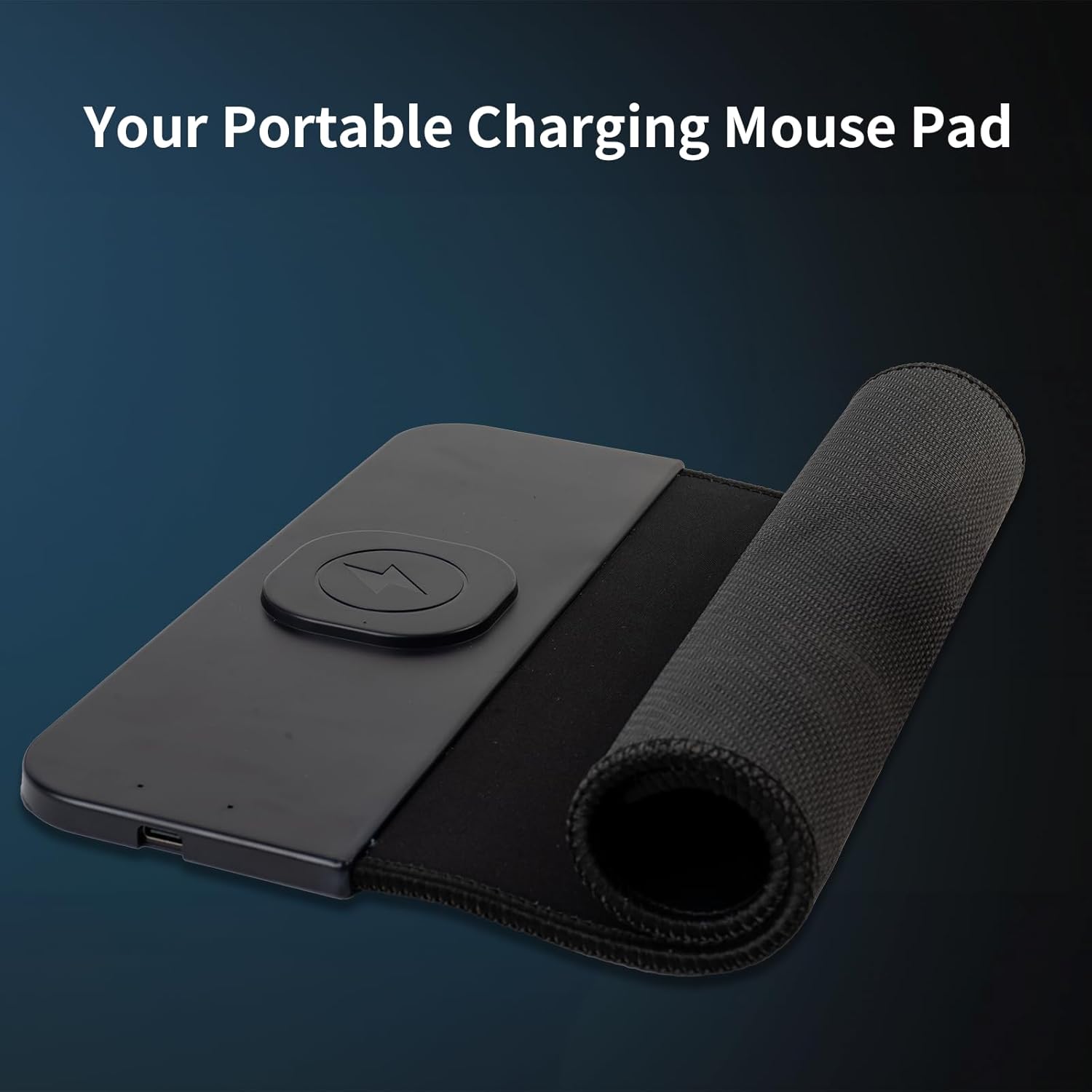 15W Wireless Charging Mouse Pad with Wrist Support