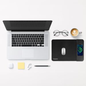 15W Wireless Charging Mouse Pad with Wrist Support